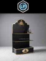 استند 3 طبقه ادکلن های شیشه ای