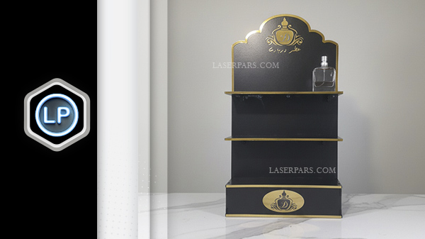 استند 3 طبقه ادکلن های شیشه ای