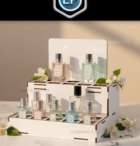 استند سفید پشت دار ام دی اف